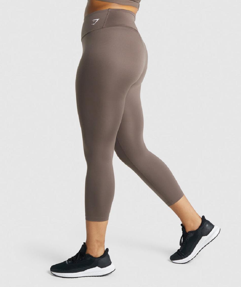 Leggins Gymshark Entrenamiento 7/8 Mujer Marrones | CO 2933LIS